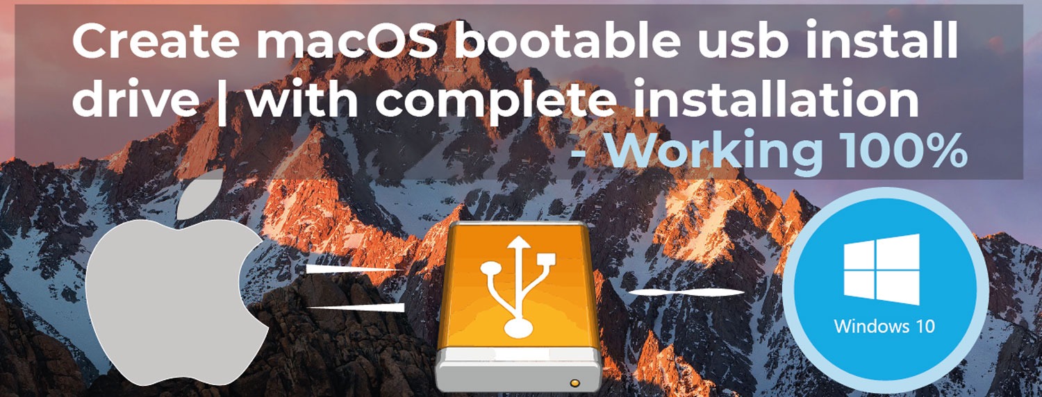 create a bootable installer for macos
